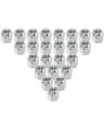 24 Piece 1 2-20 Open End Lug Nuts Chrome For Ford Crown Victoria Fairlane Five Hundred Galaxie 500 Gran Torino Granada 3 4 In 