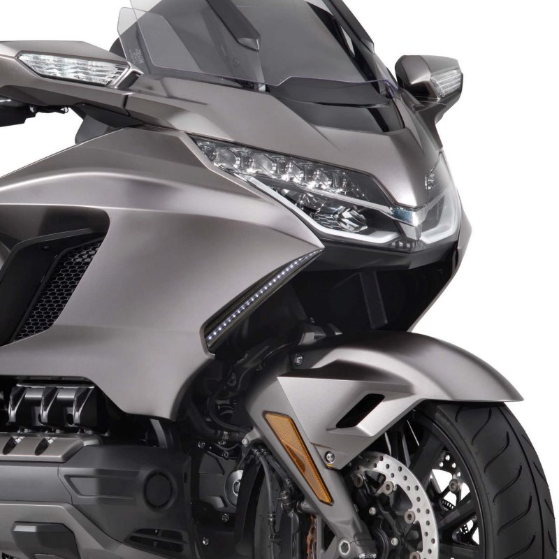 Front Upper Cowl Trim Light Decorationfit For Honda Goldwing Gl1800 2018-2023 Smoke Lens