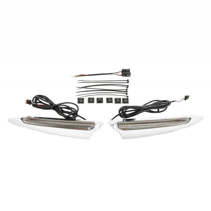 Front Upper Cowl Trim Light Decorationfit For Honda Goldwing Gl1800 2018-2023 Smoke Lens