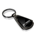 Ford F-150 Lightning Black Dome Dark Gunmetal Metal Teardrop Premium Key Chain