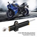Kimiss Steering Damper Bracket Universal Racing Motorcycle Cnc Adjustable Stabilizer Buffer Control Bar