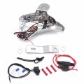 Httmt Chrome Eagle Horn Cover W Led Compatible With 92-16 H-d Cowbell And All V-rod S
