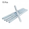 Uxcell M10x50mm Hanger Bolts Double Head Dowel Screw 130mm Length 15pcs