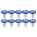 Fender Washer Bumper M6 Bolts Engine Bay Dress Kit Blue Aluminum And Stainless Steel Decorative Screws For Car Motorcycle 10 