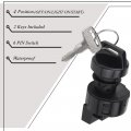 Glenparts 4 Position 6 Pin Ignition Key Switch Replacement For Polaris Sportsman 570 Efi Eps Forest Touring 500 800 850