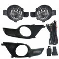 Waltyotur Clear Fog Lights Lamps Kit Switch Harness Replacement For 2013-2015 Nissan Altima Sedan 4dr