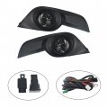 Waltyotur Clear Fog Lights Lamps Kit Switch Harness Replacement For 2013-2015 Nissan Altima Sedan 4dr