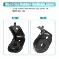 X Autohaux 2pcs Upper Radiator Bracket With Rubber Cushion Bushing For Honda Civic 2006-2011 Fit 2009-2013 No 74171-sna-a00