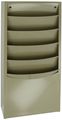 Durham 403-75 Tan Cold Rolled Steel 5 Contour Pocket Vertical Literature Rack 9-3 Width X 20-1 4 Height 4-1 8 Depth 