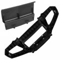Caltric Front Bumper Panel Compatible With Polaris 400 4x4 2005 450 2006 2007 X2 500 2006-2009 2005-2010 Black Brush Guard