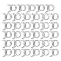 50pcs 15mm 0 59inch Inner Dia Double Wire Spring Hose Clamp Stainless Steel Adjustable Clips For Fuel Line Silicone Tube Water