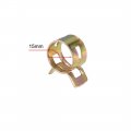 Uxcell 15mm 5 8inch Spring Band Type Action Fuel Silicone Vacuum Hose Pipe Clamp Low Pressure Air Clip 50pcs