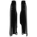 Lower Fork Cover Set Black For Kawasaki Kx250 2006-2007 