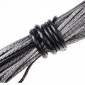 Astra Depot Accessories For Atv Utv Truck Black 6 Aluminum Hawse Fairlead With 50 X 1 4 Synthetic Winch Rope Line Cable Rubber