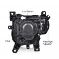 G-plus Led Drl Headlights Compatible With 2016 Jeep Cherokee 75th Anniversary Bumper Headlamp Left Cleara Lensa Black Housinga