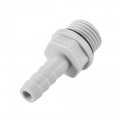 Uxcell Pvc Barb Hose Fitting Connector Adapter 6mm Or 15 64 Barbed X G1 4 Male Pipe 5pcs