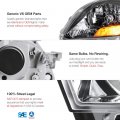 Chrome Housing Oe-style Headlight Headlamp Assembly For 2007-2011 Toyota Yaris Sedan Driver Side