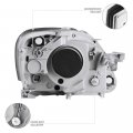 Chrome Housing Oe-style Headlight Headlamp Assembly For 2007-2011 Toyota Yaris Sedan Driver Side