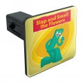 Stop And Smell The Flowers Gumby Tow Trailer Hitch Cover Plug Insert
