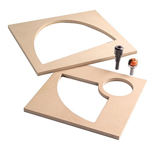 Bts-001 Bowl And Tray System With Router Bit Collet Extension 2 Templates Instructional Dvd