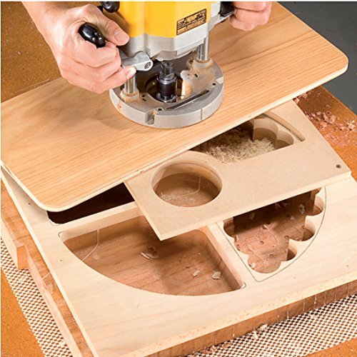 Bts-001 Bowl And Tray System With Router Bit Collet Extension 2 Templates Instructional Dvd