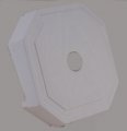 Block Mount Wht 6 7x6 7 