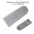 Aintier Armrest Center Console Cover Repair Kit Compatible With 1999-2009 For Volkswagen R32 Grey