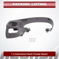 Hecasa Upper Dashboard Pad Bezel W Switch Air Vent Compatible With 1997-2003 Ford F150 Expedition Abs Plastic Dash Trim