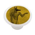Anubis Silhouette High Gloss Ceramic Drawer Knob 
