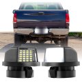 Usr 90-16 F-250 Super Duty Pickup Led License Plate Light A Rear Frame Lamps Left Right Pair For 1990-2016 Ford F250 F350 