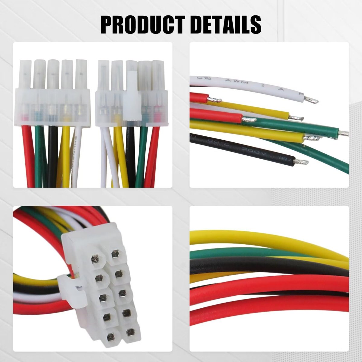 Wire Harness For Kicker Powered Subwoofer Box Bassstation 11pt8 Pt10 10 Pin Pvc 10-pin Connector Direct Replacement