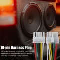 Wire Harness For Kicker Powered Subwoofer Box Bassstation 11pt8 Pt10 10 Pin Pvc 10-pin Connector Direct Replacement