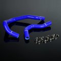 Silicone Radiator Hose Kit For 88-91 Honda Civic Crx Sir Vt Ee8 Ee9 Ef8 Ef9 B16a Blue With Clamps 