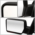 Auto Dynasty Driver Left Side Rear View Mirror Manuel Adjust With Led Turn Signal Non-heated Glass Compatible Ford F150