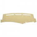 Car Dashboard Cover Beige Polyester Non-slip Mat Protector Carpet Sun Proof For Chevrolet Silverado 3500 2001-2006 