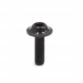 Uxcell 10pcs Black Metal M6 X 20mm Hex Head Fairing Bolts Screws For Motorcycle