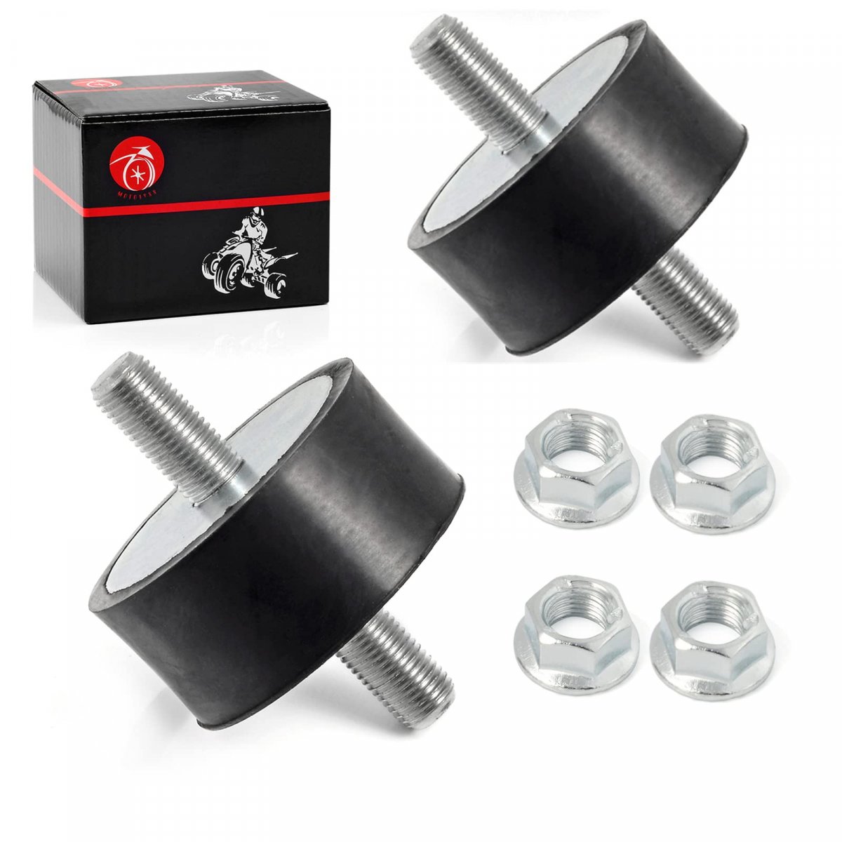 2x Engine Top Motor Mount Rubber For Polaris Sportsman 500 600 700 800 Ranger 400 Scrambler Part