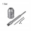 Uxcell Wall Hole Drill Bit 50mm Concrete Cement Stone Saw Cutter 190mming Depth Round Shank With Connecting Rod For Sds X4