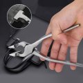 Leather Craft Flatten Pliers Straight Head Side Adjustment Press Clamp Cutting Snips Flush Nipper