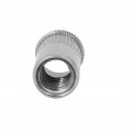 Uxcell M8 X 17mm Stripe Countersunk Head Blind Rivet Nut Insert Nutsert 100pcs