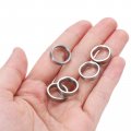 Uxcell 5pcs Stainless Steel Spacer 12mm Bore X 15mm Od 4mm Length Screw Standoff Bushing Plain Finish Round Metal For Id Screws