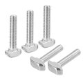 10pcs T-slot Bolts M6 X 30mm Hammer Head Bolt T Screw Drop-in Stud For 3030 Series Aluminum Extrusion Profile 304 Stainless 