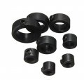 7x Drill Depth Stop Collars Dowels 1 Hex Wrench Set For Bits Consistent
