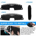 Autorder Custom Fit For Dash Cover Mat Ford Maverick 2022 2023 Accessories Suede Dashboard Non-slip Carpet Sunshade Glare Uv