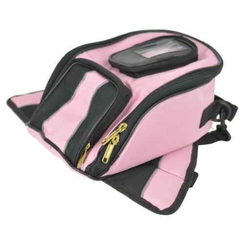 Small Magnetic Motorcycle Tank Bags Red