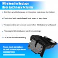 X Autohaux Rear Right Door Lock Actuator For Chevrolet Silverado 1500 2015-2018 Gmc 13597803 Latch