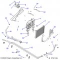 Polaris Ranger Brkt-radiator Mnt Lwr Blk Genuine Oem Part 5269633-329 Qty 1