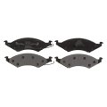 Front Disc Brake Pads For Lincoln Continental 1990 1991 1992 Semi Metallic High Dust Rating Riveted With Shims 