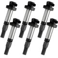 Set Of 6 Ignition Coil Packs 4 Pins Fits For Jaguar Xf 2l 2009-2010 Pack Replaces Uf519 
