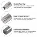 Uxcell 3pcs Tap And Die Set 5 16-20 Un Thread Roundpinging Tool Tap Kit For Nut Screw Bolt Thread Repair